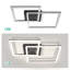 Led Ceiling Light, Square White, Modern, Dimmable With Remote Control, For Bedrooms And Kitchens-47703816
