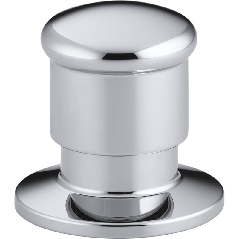 Robinet aiguilleur à 2 voies Deck-Mount, Laiton brossé moderne éclatant