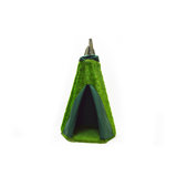 Una Freeport Park 100cm W x 100cm D Indoor / Outdoor Solid Wood Triangular Play Tent