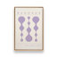 Affiche mauve rétro Bauhaus mauve sur toile tendue-699685456-699685463-699685464