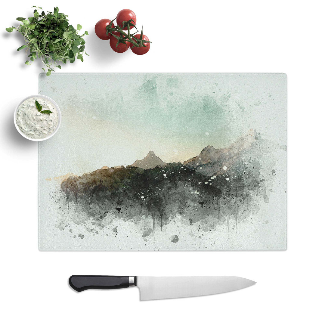 Tempered Glass Annapurna Circuit Trek in Nepal Chopping Board