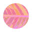 Sous-verres ronds en cuir tropical-119015384