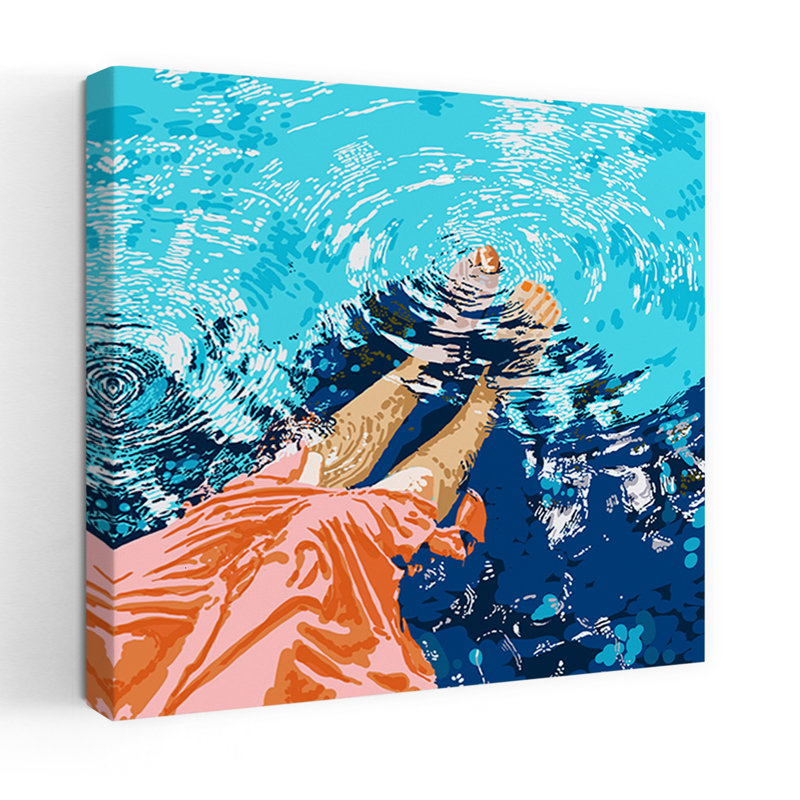 Art contemporain, art mural contemporain, H 18" x l 18"
