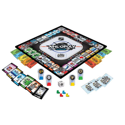 Masterpieces NHL Opoly Junior 2 to 4 Players Board Games for Kids & Adults