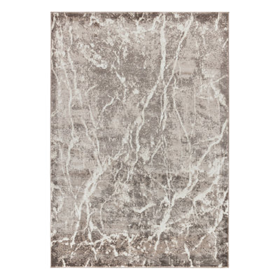 Studebaker Collection Brown Contemporary Area Rug