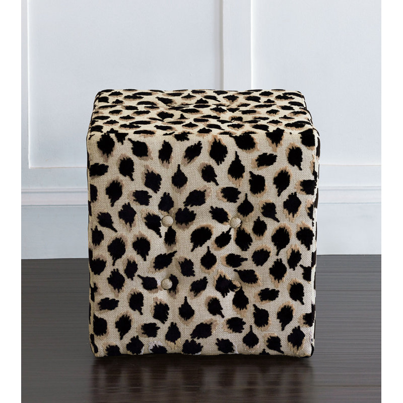 Ocelot Upholstered Ottoman
