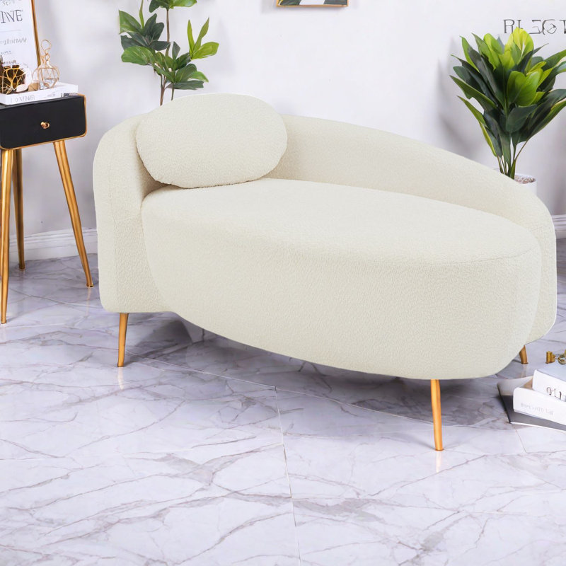 Fauteuils d'appoint peu encombrants, Boucle, salon moderne de 67 pouces pour la maison