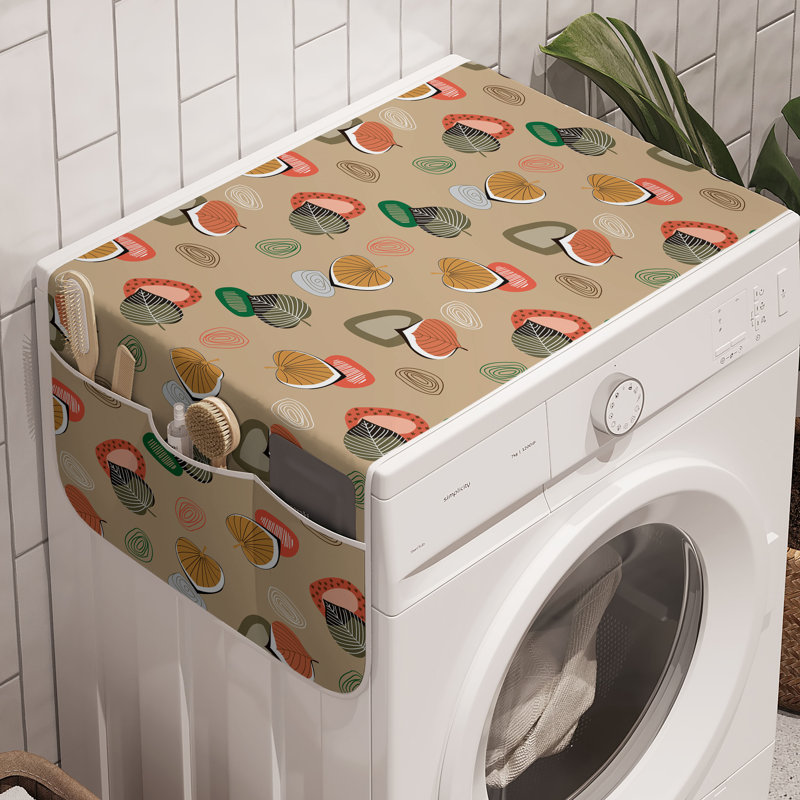 Paquet de 2 bacs de rangement multicolores 47 po x 18,5 po East Urban Home Earthy