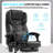 Modern Upholstered Swivel Executive Office Chair