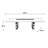 Mera White Lacquer Extendable Dining Table