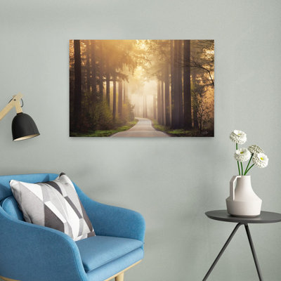 «The Gate To Spring», art contemporain de paysage forestier abstrait