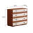 Modern Solid Wood 4-Drawer Stylish Accent Chest