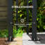 Outsunny 2.4 x 2.4 m Wall Mounted Pergola Gazebo UPF30+-205536497