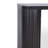 Bathroom Storage With 2 Mirrors And Open Shelf, Frame, Mid-Century Modern, Antique Black, 28.12 In Depth, 8.38 Width Cabinet Mirrored Doors Design, Black Color, Powder Coated Finish, Deep, 25.04 Lb-930546646