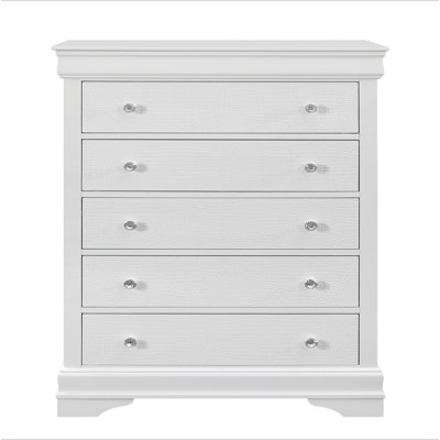 Commode blanche en métal