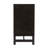 Lucely 54.25'' W Brown/Antique Silver Electric Fireplace