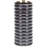 "Ripple Charcoal" - 17" x 30" - Ribbed Ceramic Table Lamp
