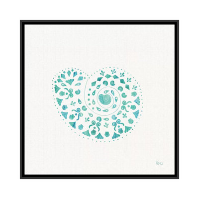 " Sea Charms IV Teal, No Words " by Veronique Charron
