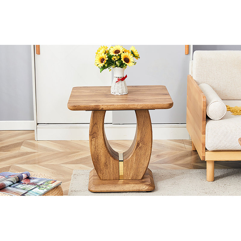 Table basse carrée en bois MDF