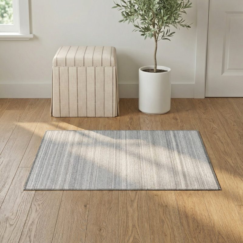 Eljah Viscose Indoor Rug, Rectangle 2' x 3'