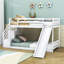 Lit superposé simple en bois avec tablettes Eva-Jane par Harriet Bee-793138954