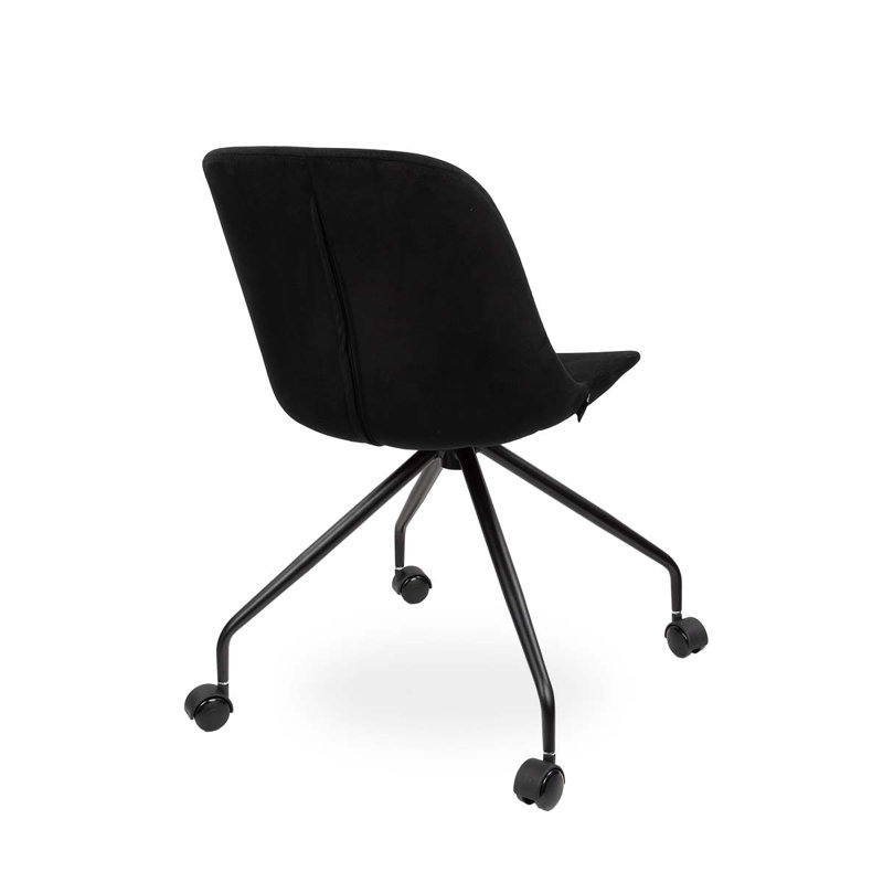 Upholstered Dining Chair, Black