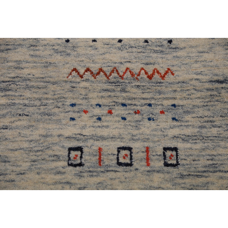 Tapis oriental à motif de petits animaux Gabbeh 9 x 12