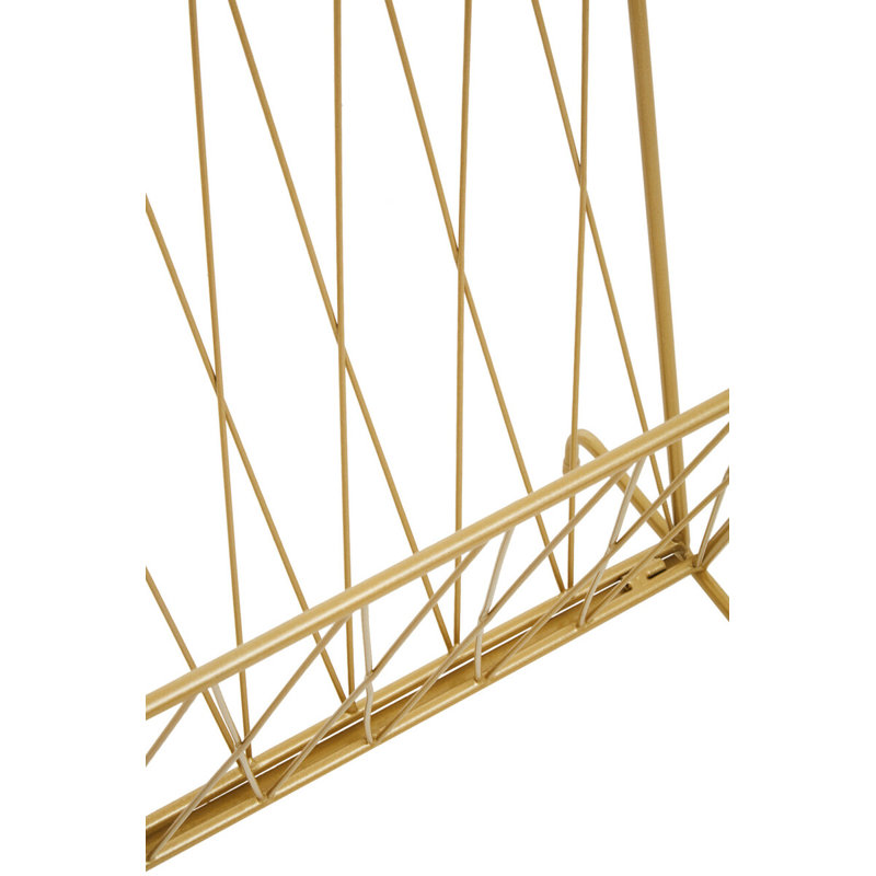 Alawna Metal Free Standing Magazine Rack