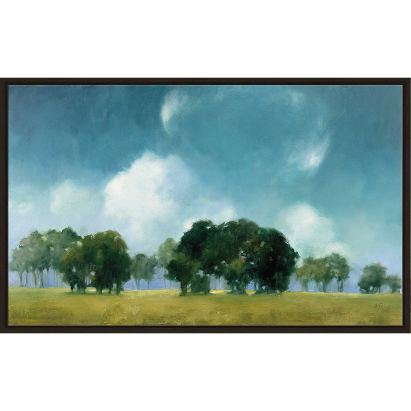 " Cloud Dance ", Espresso Floater Frame, 39.5" H x 63.5" W x 2" D