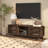 Solid wood Mid Century Modern TV Stand, 2 Door w/ Middle Shelf  (1495 x 406 x 482mm / 59 x 16 x 19in)-580556945
