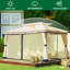 13 pi. L 10 pi. D Pavillon de jardin en acier-69519371