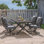 Ensemble de 4 chaises de patio pour l'extérieur