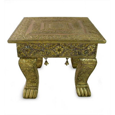 Fonzell Solid Wood End Table