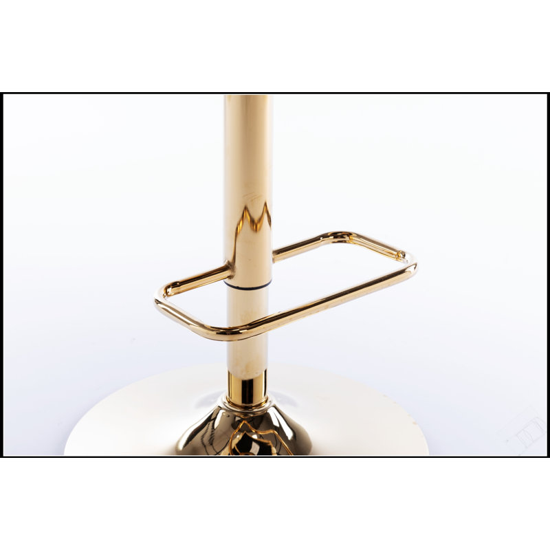 Ensemble de 2 tabourets de bar pivotants confortables avec repose-pieds chromé et hauteur réglable pour les cuisines et les bars modernes