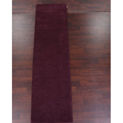 Tapis mauve en laine noué à la main Lavdmir