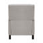 Fauteuil inclinable à dossier poussoir en tissu de chenille de style transitionnel avec repose-pieds à pression 1 pièce-844076978