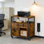Mobile File Cabinet With Lockable Drawer & Charging Station-126099235