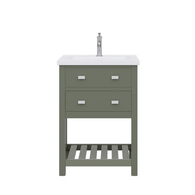 Ensemble de meuble-lavabo simple pour salle de bain de 24 po Caitlyn