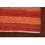 Tapis rouille en laine noué à la main de conception unique 2 pi 8 po x 4 pi 7 po New Age