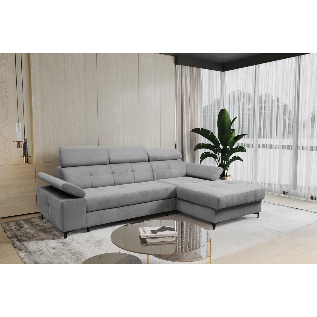 Ecksofa Jaffrey mit Bettfunktion