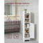 Engineered Wood Freestanding Linen Cabinet