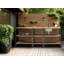Outdoor Kitchen Island IVREA Certified Acacia Wood Brown