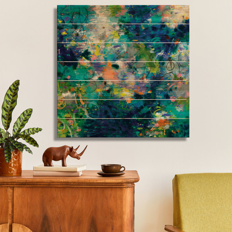 Impression d'art mural en bois «Deeper Than The Ocean» par Paulette Insall