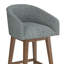 Tabouret pivotant à hauteur réglable en bois et en tonneau Dorreen-527891944-527891951