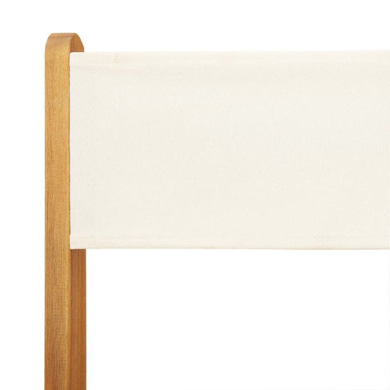 Cynda Patio Dining Accent Chair, Cream white
