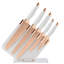 Tower Rosegold 5 Piece Stainless Steel Knife Block Set-25853679