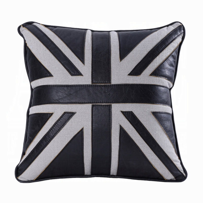 Coussin décoratif Brancaster, Noir