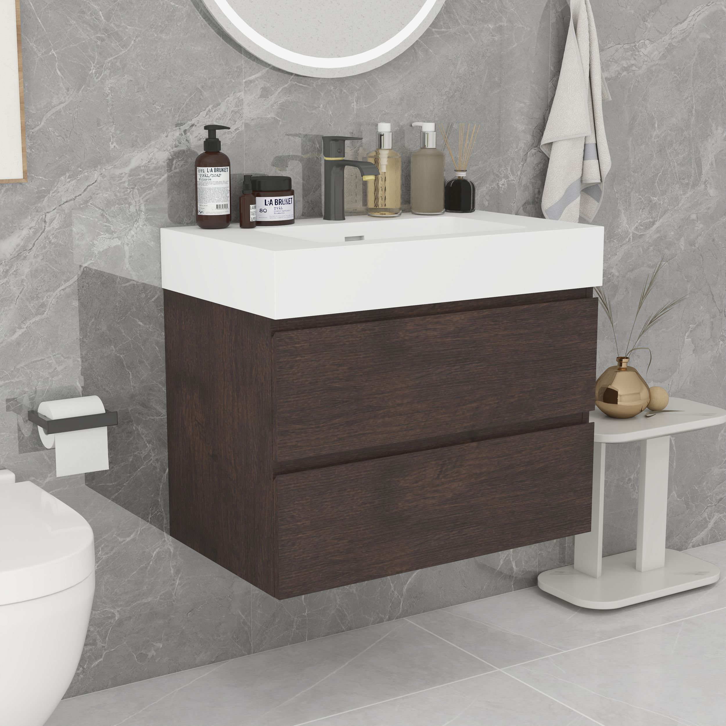 Latitude Run® Floating Bathroom Vanity | Wayfair