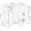 Analisha 50cm W Metal Bedside Table