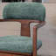 Chaise avec accoudoirs vert foncé 25,59 "(ensemble de 2)